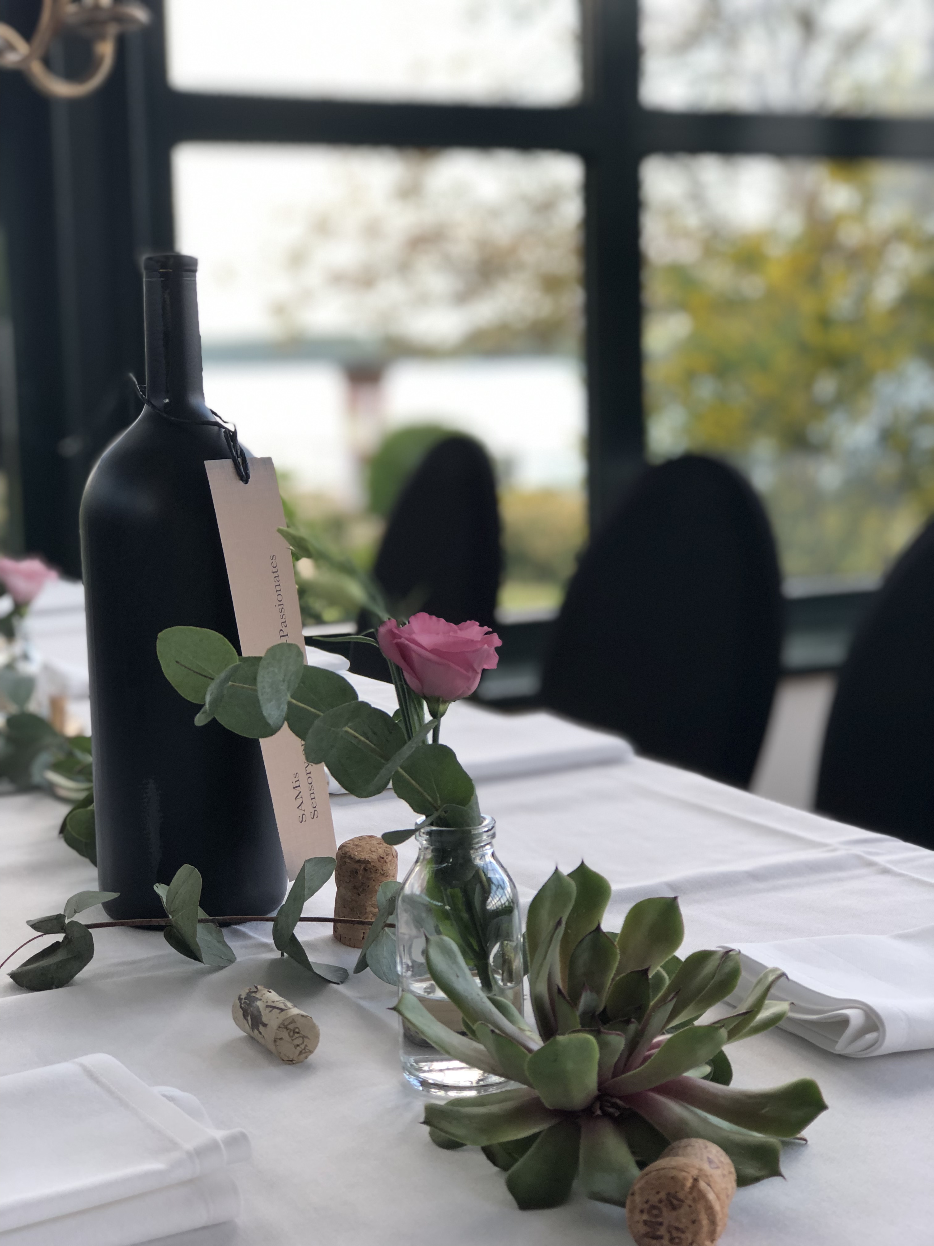 DIY Tischdekoration mit Eukalyptus